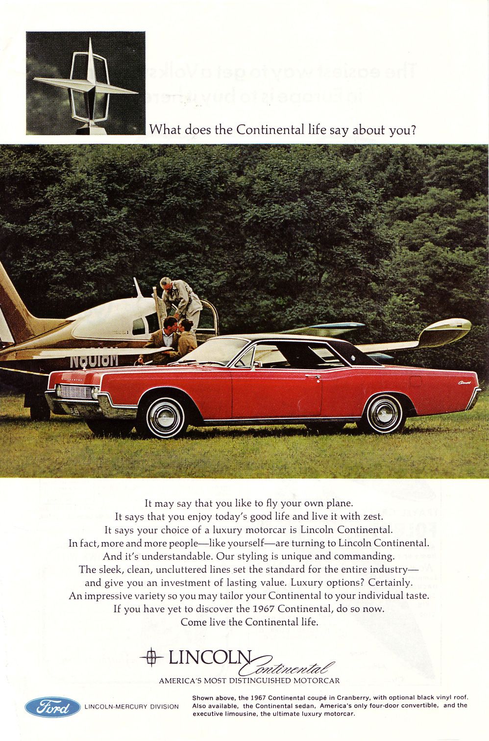 1967 Lincoln Auto Advertising